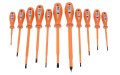 Boddingtons Electrical Insulated to IEC 60900 Standard, Insulated Slotted Flat Blade Screwdrivers