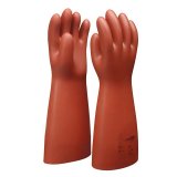 Boddingtons Electrical Insulating Flex & Grip Dielectric and Mechanical Natural Rubber Safety Gloves, 17000 Max Working Voltage, Class 2, Length 410mm
