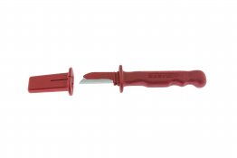 Boddingtons Electrical 281310 Insulated DIN VDE 0680-01 Cable Knife with Insulated Blade, and Including Blade Cover