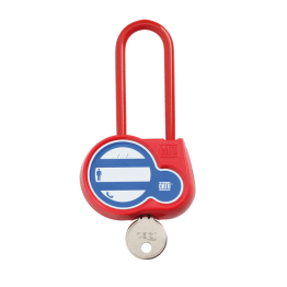 CATU AL-260-S Locking Safety Padlock, Insulated Shackle 70 mm, Diameter 6.2 mm