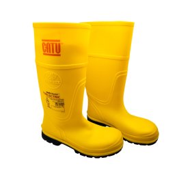 CATU MV-137 Yellow 20kV Dielectric Safety Wellington Boots Class 2 Certified, 40Cal/cm² Arc Flash Protection