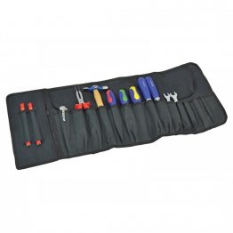 Boddingtons Electrical Black 15 Pocket Compartment Folding Tool Roll