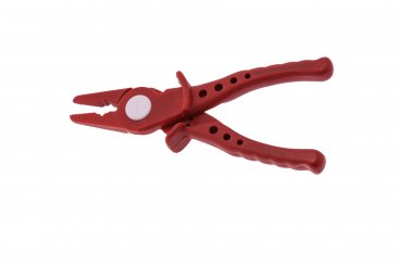 Boddingtons Electrical 630000 Insulated Plastic Flat Nose Pliers, 180mm Length