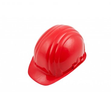 Boddingtons Electrical Red Safety Helmet for Electricians, Adjustable Chin Strap, including Sweat Band