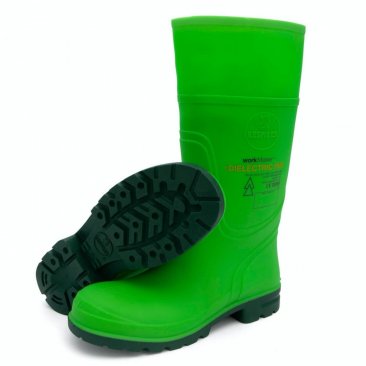 Boddingtons Electrical Green 30kV Dielectric Safety Wellington Boots Class 3 Certified, 40Cal/cm² Arc Flash Protection
