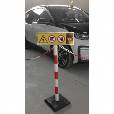 CATU AP-72 Tag Out Plastic Sign for HEV "WORKING AREA" for Boundary Post. 450 x 150 mm