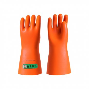360mm - CATU CGM-3 Insulating Natural Latex Dielectric Safety Electrician's Gloves, 26,500 Max Working Voltage, Class 3, 12 cal/cm² Arc Flash Rating