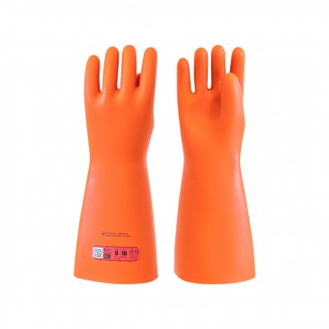 410mm - CATU CGM-0 Insulating Natural Latex Dielectric Safety Electrician's Gloves, 1000 Max Working Voltage, Class 0, 12 Cal/Cm² Arc Flash Rating