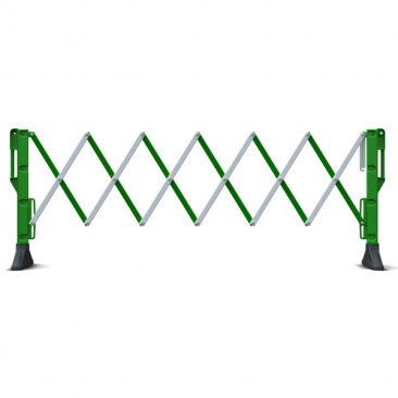 Boddingtons Electrical Expanding Anti-Trip Barrier 3M in Green and White