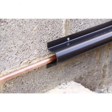 Boddingtons Electrical Black High Density Polyethylene (HDPE) Anti-Vandal Cable Guard