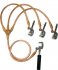 Arcus 512187 Three Phase Earthing and Short-Circuiting Device with Universal Clamp, Lead cross section [mm²]: Short-circuiting cable: 95 Earthing cable: 35, Earth Connection A (⌀ 20)