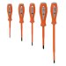 Boddingtons Electrical Insulated to IEC 60900 Standard, 5 Piece Premium Insulated Slotted Flat Blade and POZIDRIV Screwdrivers