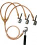 Arcus 512168 Three Phase Earthing and Short-Circuiting Device with Universal Clamp, Lead cross section [mm²]: Short-circuiting cable: 70 Earthing cable: 35, Earth Connection A (Ø20)